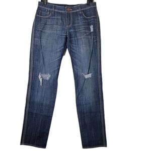 STS Blue Women's Distressed Straight Leg Jeans‎